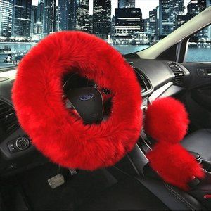 Sheepskin Steering Wheel Cover